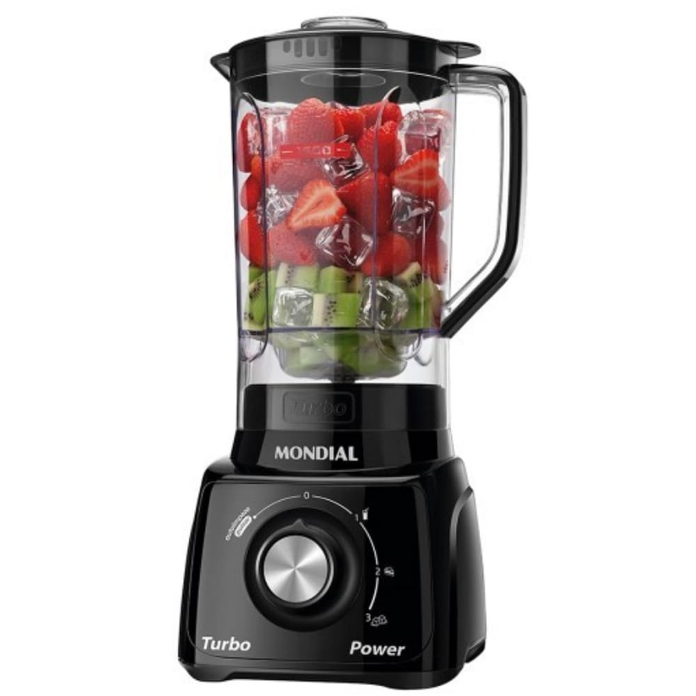 Liquidificador Mondial 500w  2 Litros Filtro 220v Preto