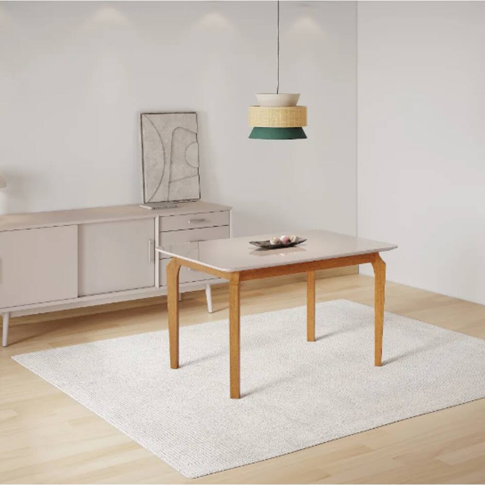 Mesa de Jantar Alegra JCM Movelaria Cinamomo/Off 1,20M