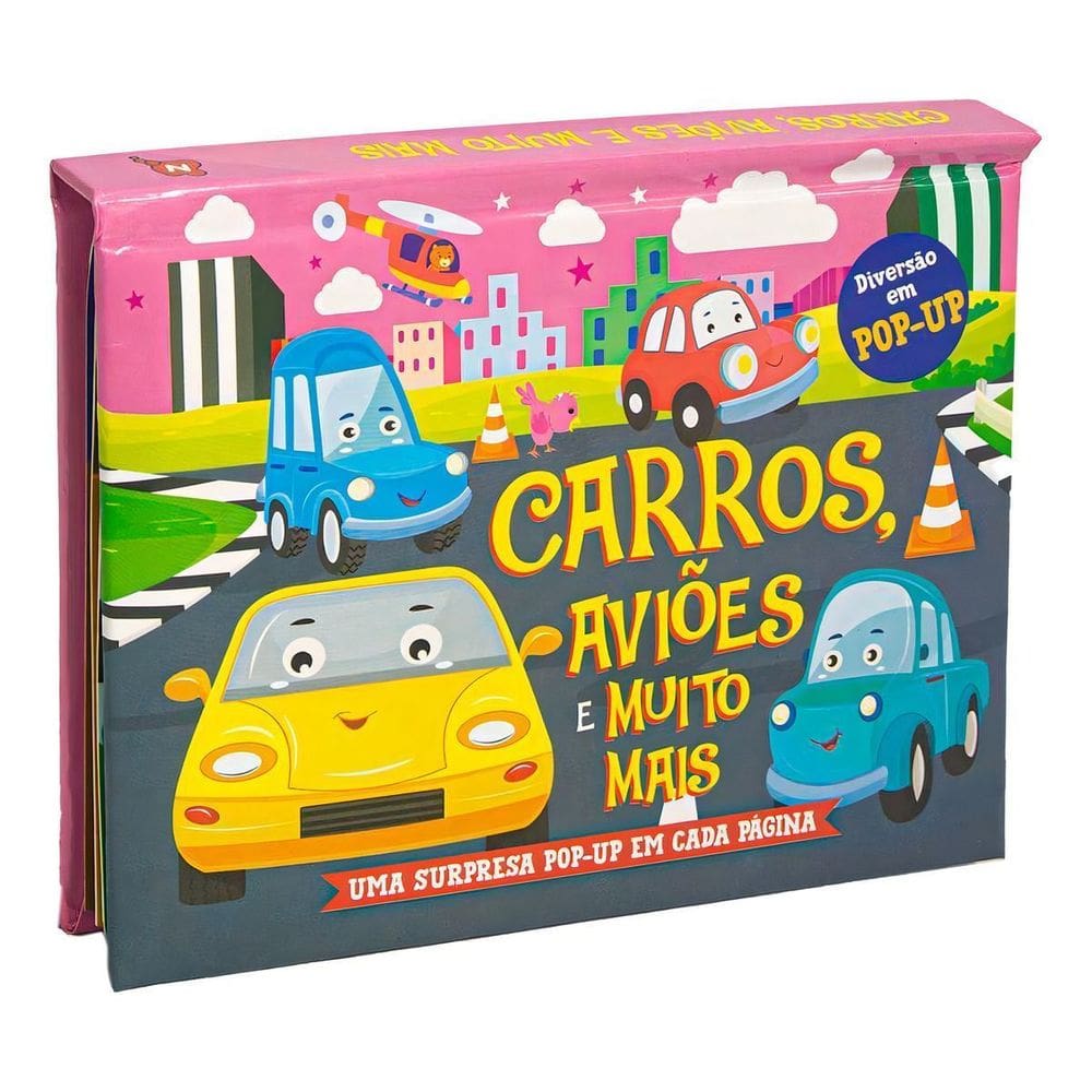 Carros, Aviões e Muito Mais: Uma Surpresa Pop-up Em Cada Página