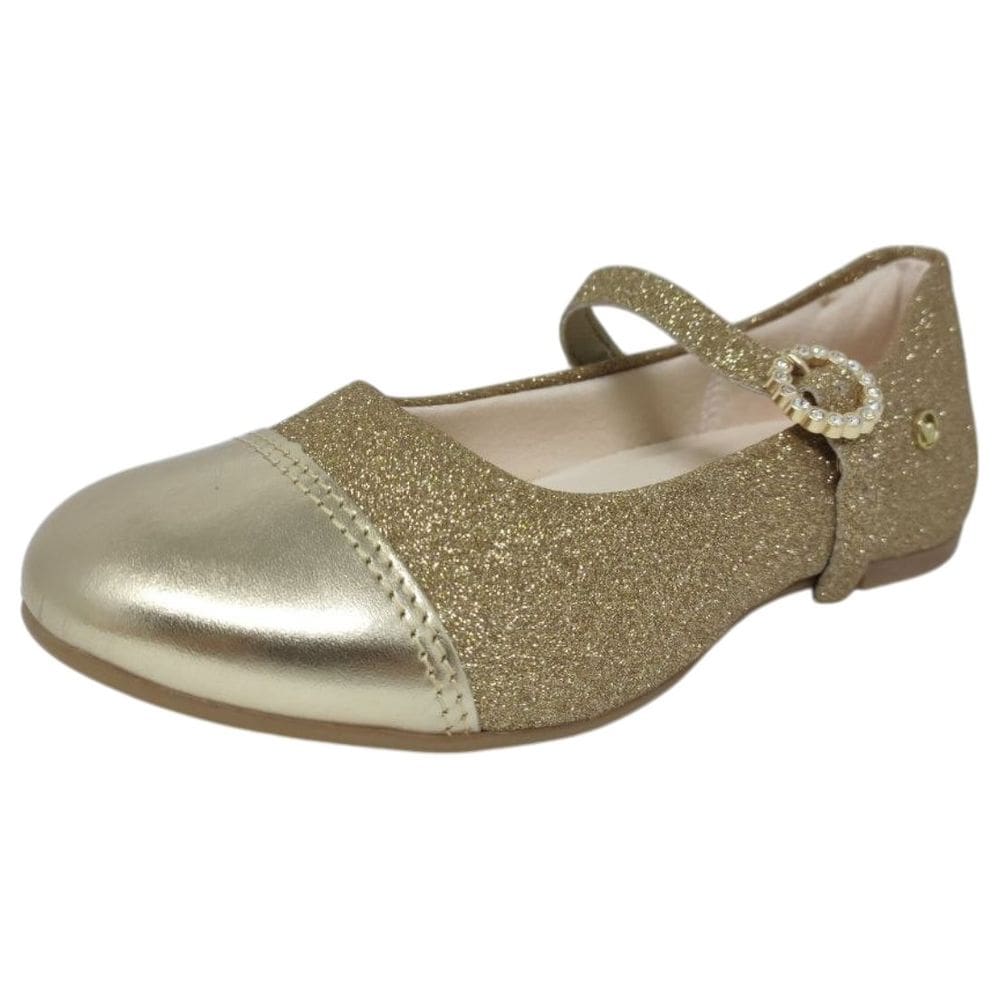 Sapatilha Infantil Menina Conforto Brilhante Ballerina Bibi
