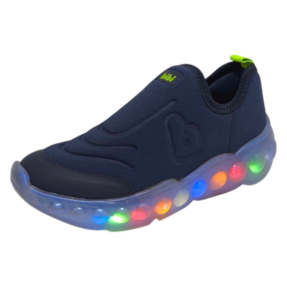 Tênis Infantil Menino Conforto Luz LED Celebration 3.0 Bibi