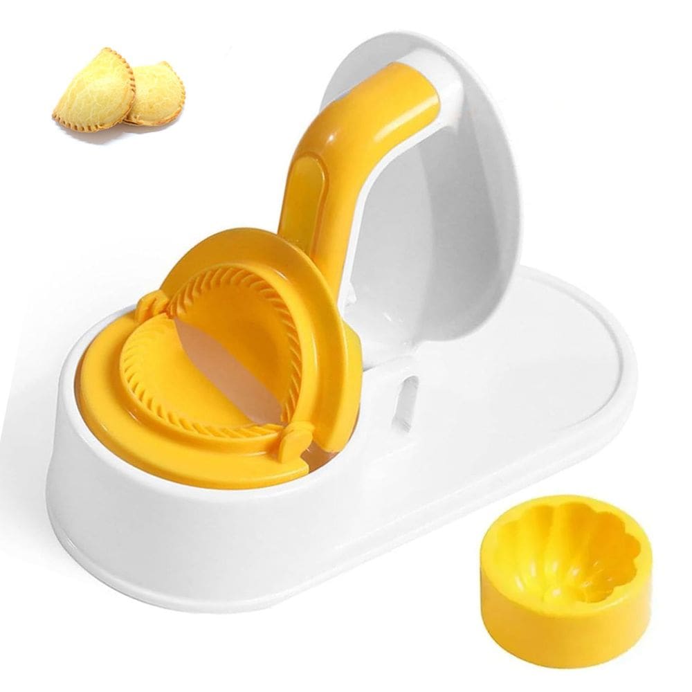 Maquina de Modelar Pastem Ravioli Massa Bolinho Gyoza Molde Casa Cozinha Lanchonete Restaurante Preparo Refeiçao Lanche