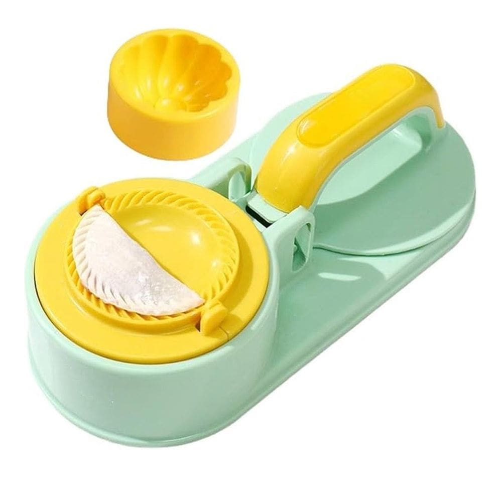 Maquina de Modelar Pastel Massa Ravioli Bolinho Gyoza Molde Casa Cozinha Restaurante Lanchonete Preparo Refeiçao Lanche Pratico