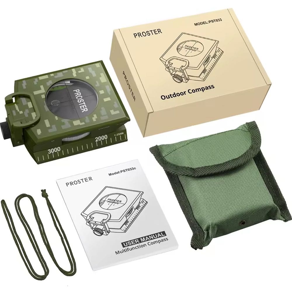 Bússola Militar Gold Sports Pro de Precisão à Prova D`água -