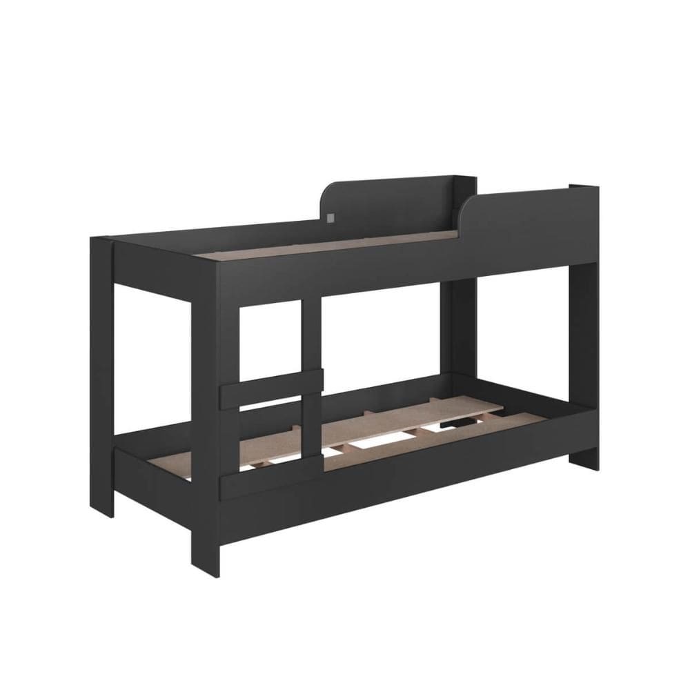 Beliche de Solteiro com Protetores Laterais Grafite MDP Edimburgo Art In Móveis