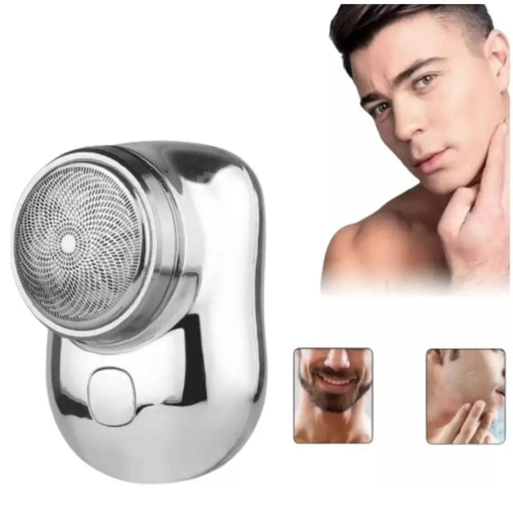 Barbeador Portátil Com Lâminas Ajustáveis Para Barbear