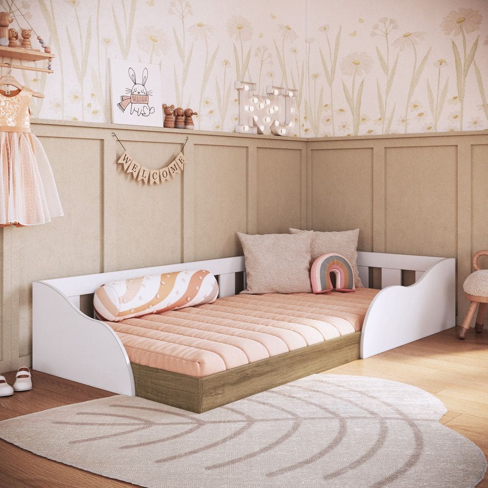 Cama Infantil Montessoriana Solteiro Summer Art in Móveis