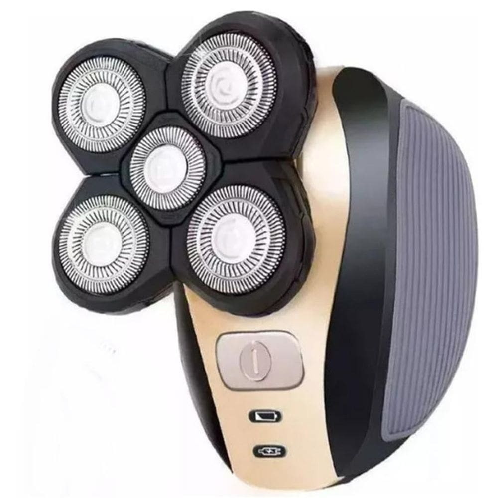 Maquininha De Barbear Eficiente Escova Facial E Massageador