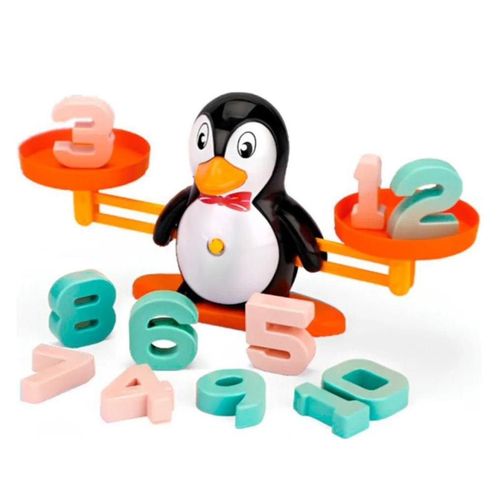 Balança Pinguim Jogo De Matemática Educativo Infantil Número