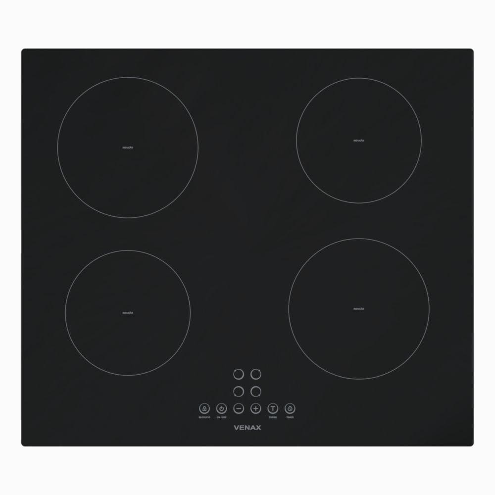 Cooktop De Indução Venax Eclipse 4 Bocas Com Função 220V