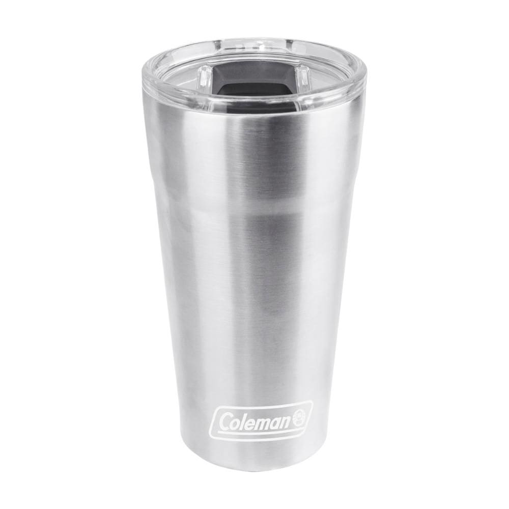 Copo Térmico 600ml p/ Bebidas Quentes Geladas Coleman Inox
