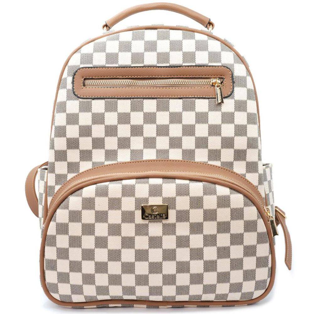 Mochila Casteliê Casual Feminina - Off White e Bege