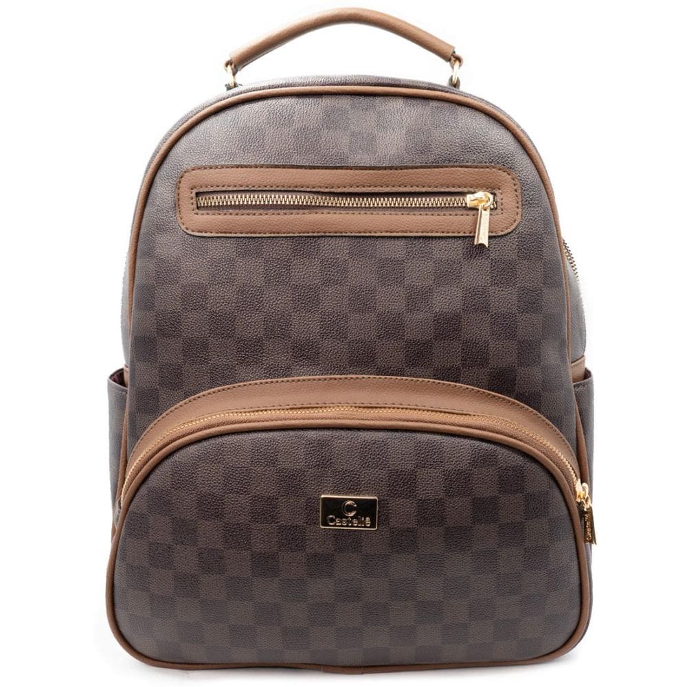 Mochila Casteliê Casual Feminina - Marrom Escuro