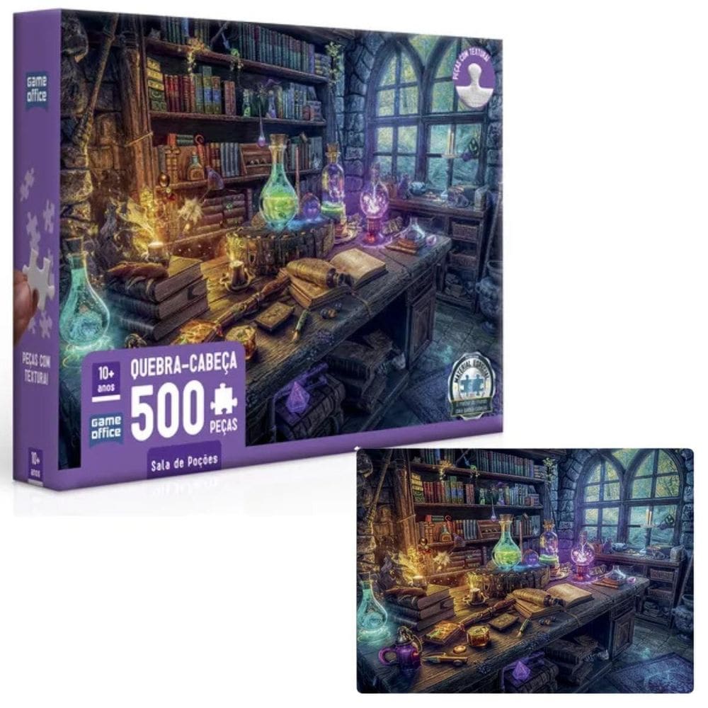 Quebra-Cabeça 500 Peças Sala De Poções Temático - Toyster