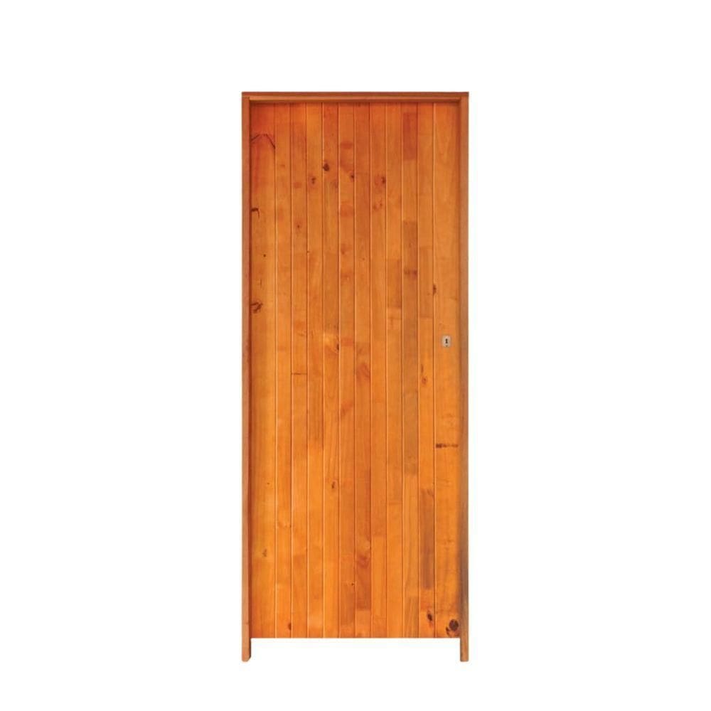 Kit Porta Calha Comum Com Emenda 70 X 210 Batente Ecológico 9cm Lado Esquerdo - Rodam