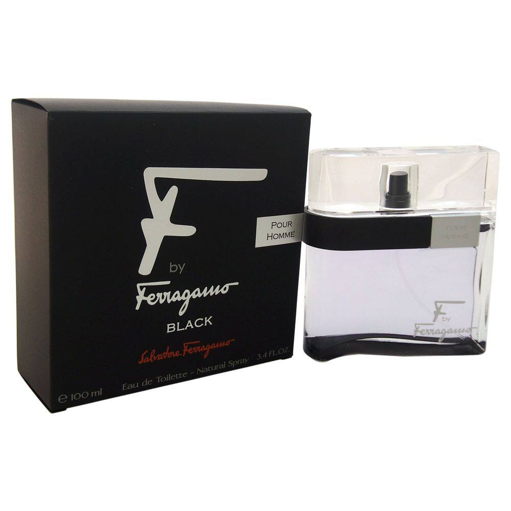 Perfume Salvatore Ferragamo F Black EDT 100mL para homens