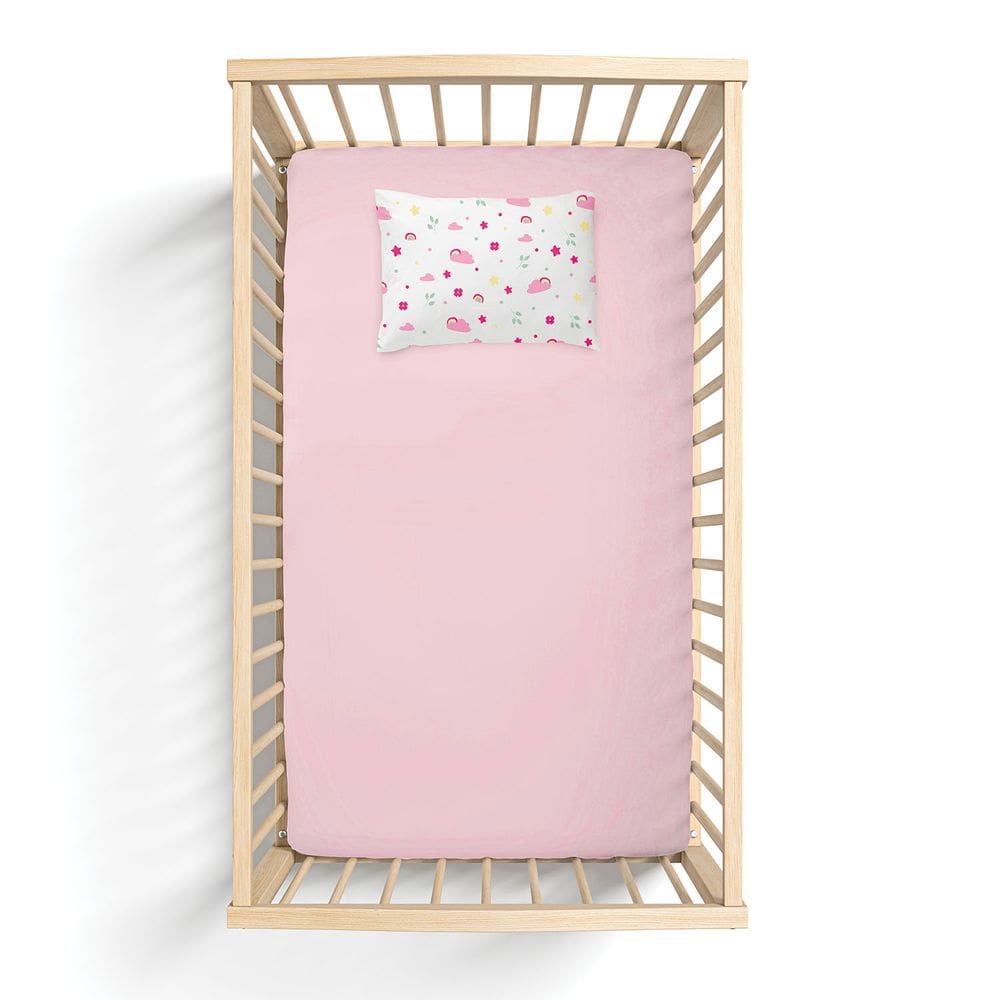 Jogo de Lençol Malha para Berço Americano 2 Peças Bublim