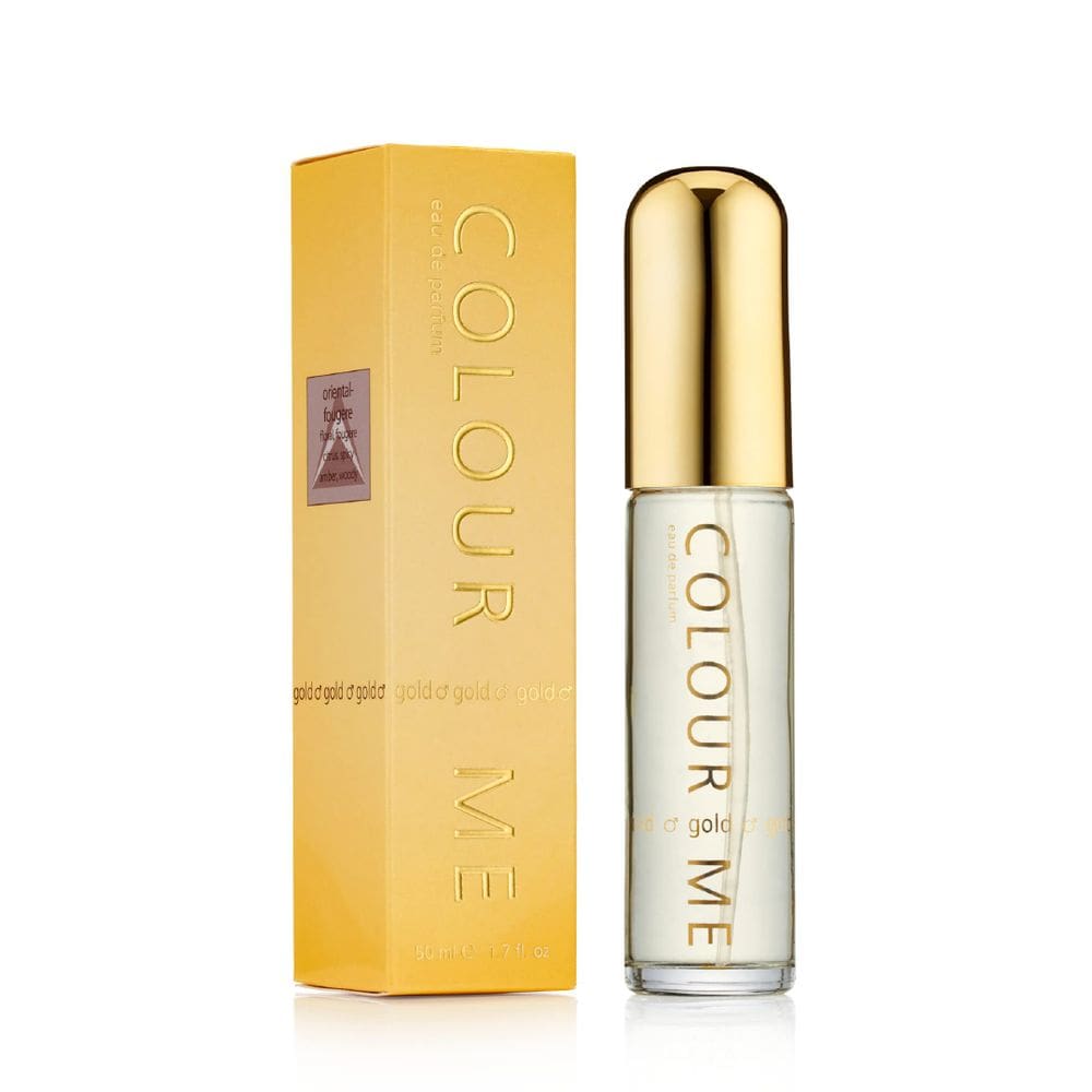 Perfume COLOUR ME Gold Homme Milton-Lloyd 50ml para homens