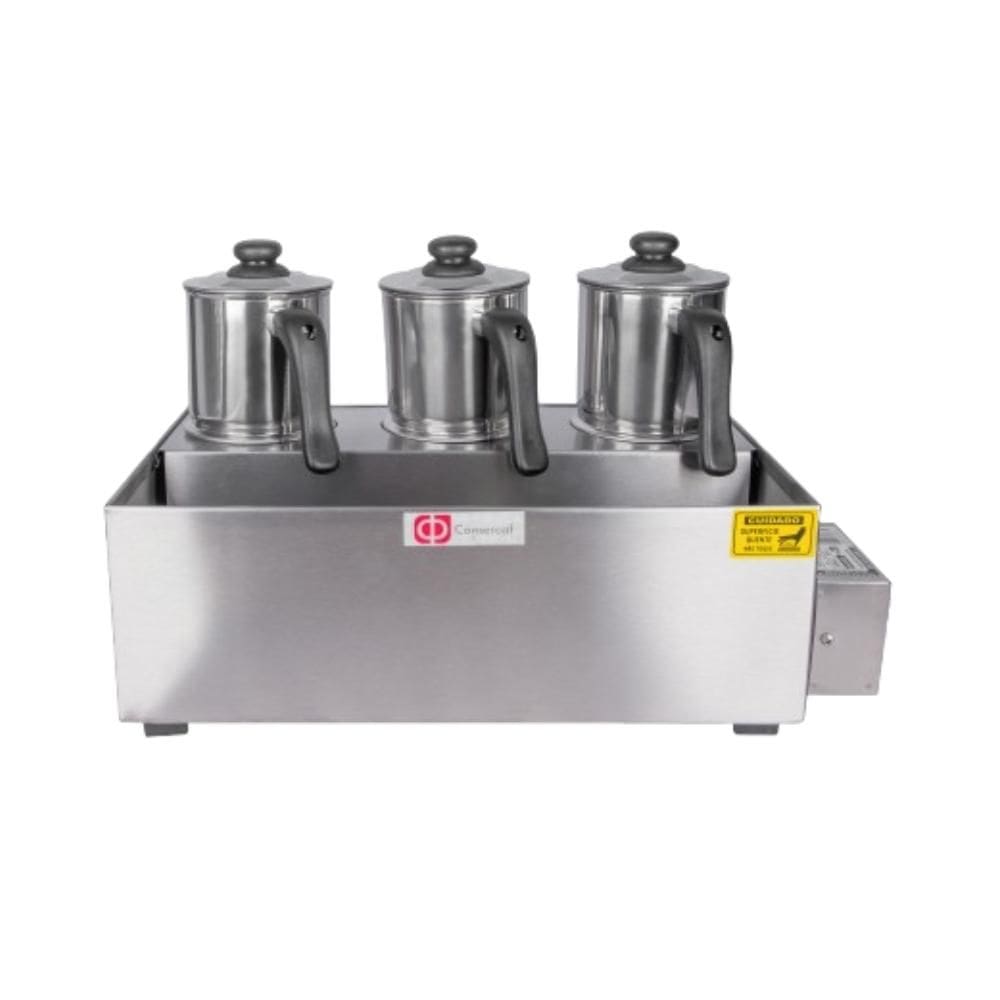 Esterilizador 3 Bules Café e Leite Inox Automático Consercaf