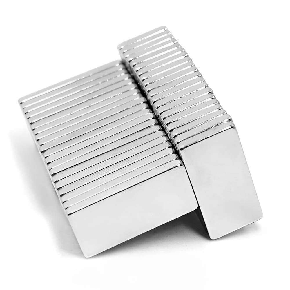 5pcs. Imã De Neodimio Retângulo 20x10x2mm - N35