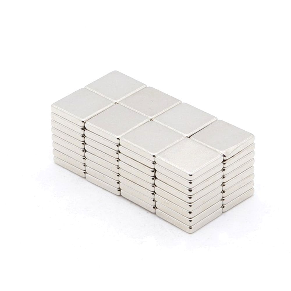 10pcs. Imã De Neodímio Quadrado Pastilha 10x10x2mm - N35