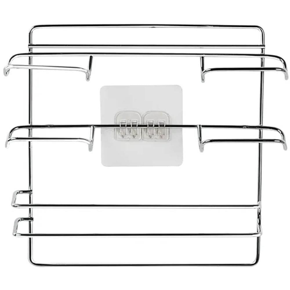Suporte Porta Rolos Papel Alumínio Toalha e Filme PVC Sem Fu