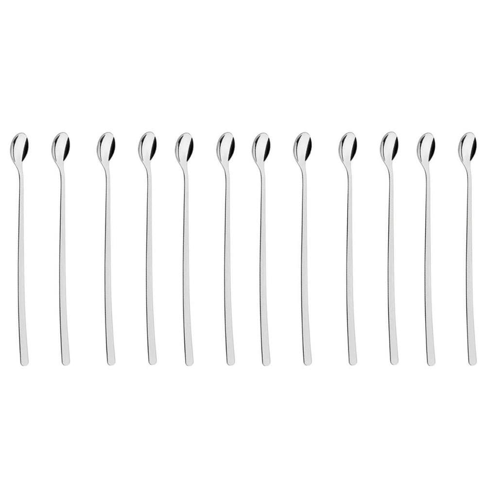 Kit 12 Colheres Cabo Longo Bailarina Inox 30cm Tramontina pa