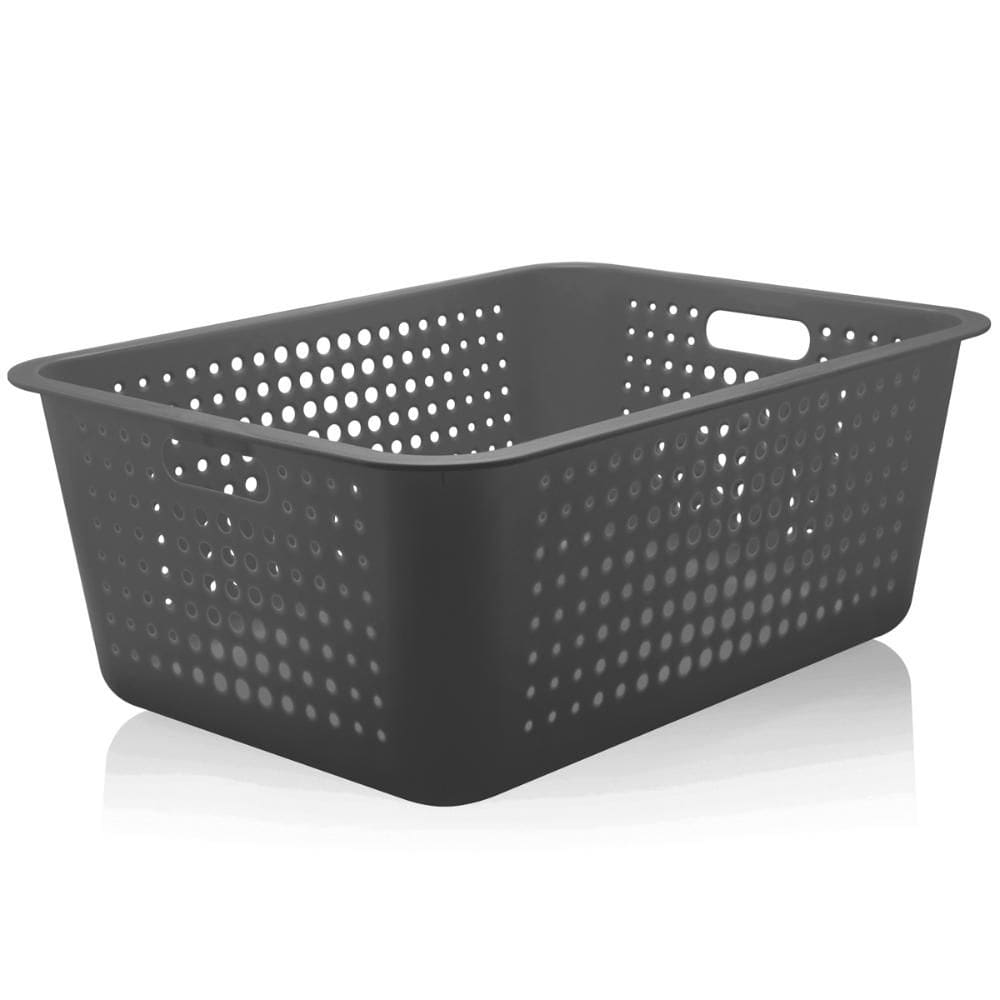 Caixa Organizadora Maxi Grande Organize Cesto Plástico 40l