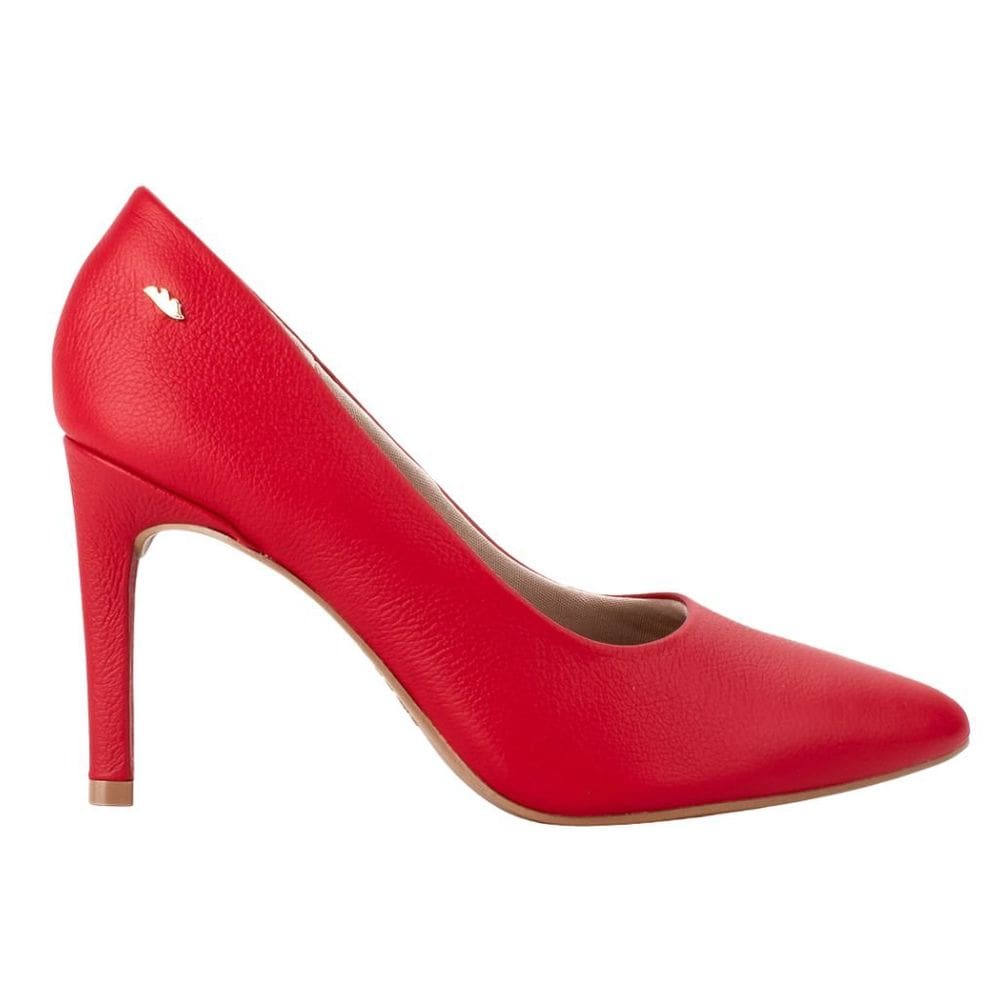 Sapato Dakota G5051 Feminino Vermelho salto bico fino