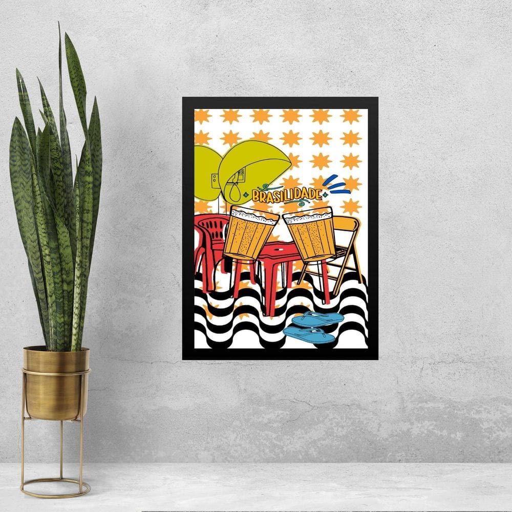 Quadro Decorativo Boteco - Rio De Janeiro 24X18Cm