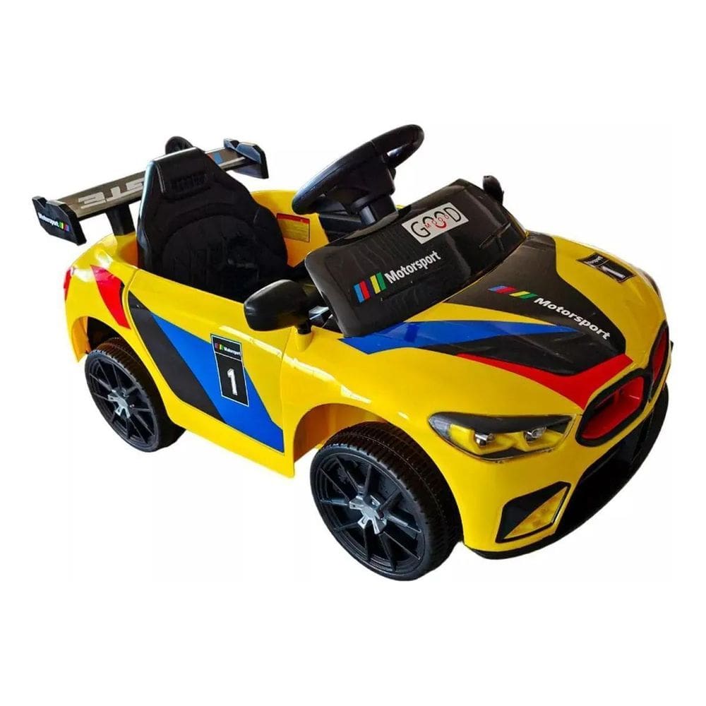Carro Elétrico Infantil 6V Amarelo Mc24422 Toys Import