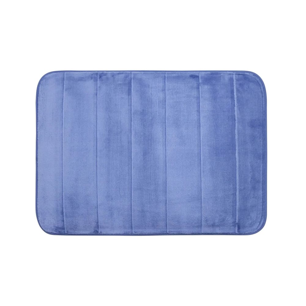Tapete Nuvem para Banheiro 50cm x 70cm Azul Claro Kapazi