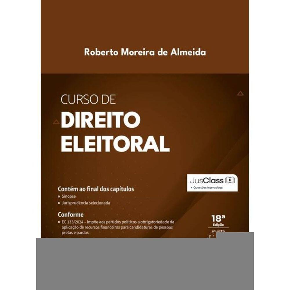 Curso De Direito Eleitoral - 2025