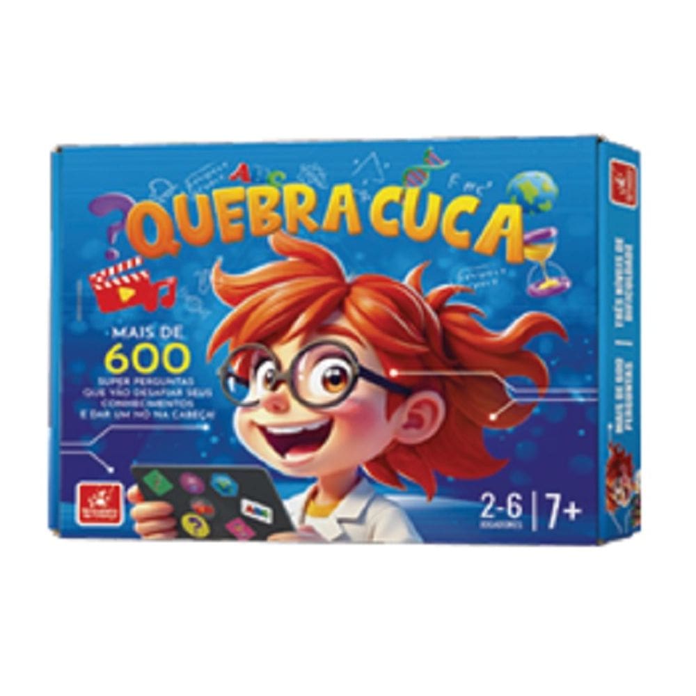Jogo de Tabuleiro Quebra Cuca Brincadeira De Criança