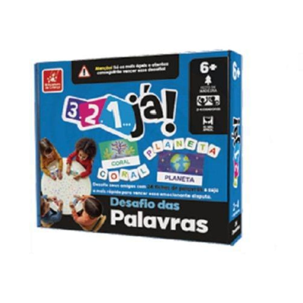 3 2 1 Desafio Das Palavras Brincadeira De Criança