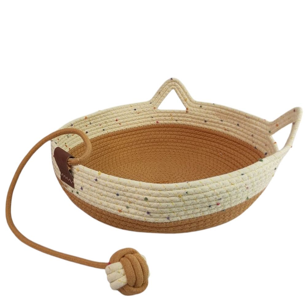 Cama De Gato Cestinho Ninho Felino Pet Arranhador Caminha Rasqueadora Confortavel Bichinho