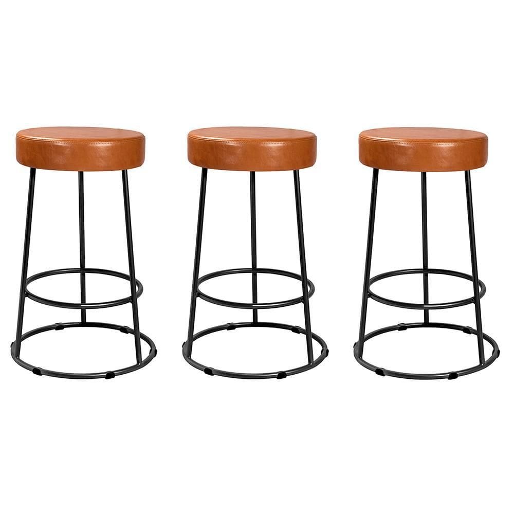 Kit 3 Banquetas Roma 70cm Couríssimo - Salaone