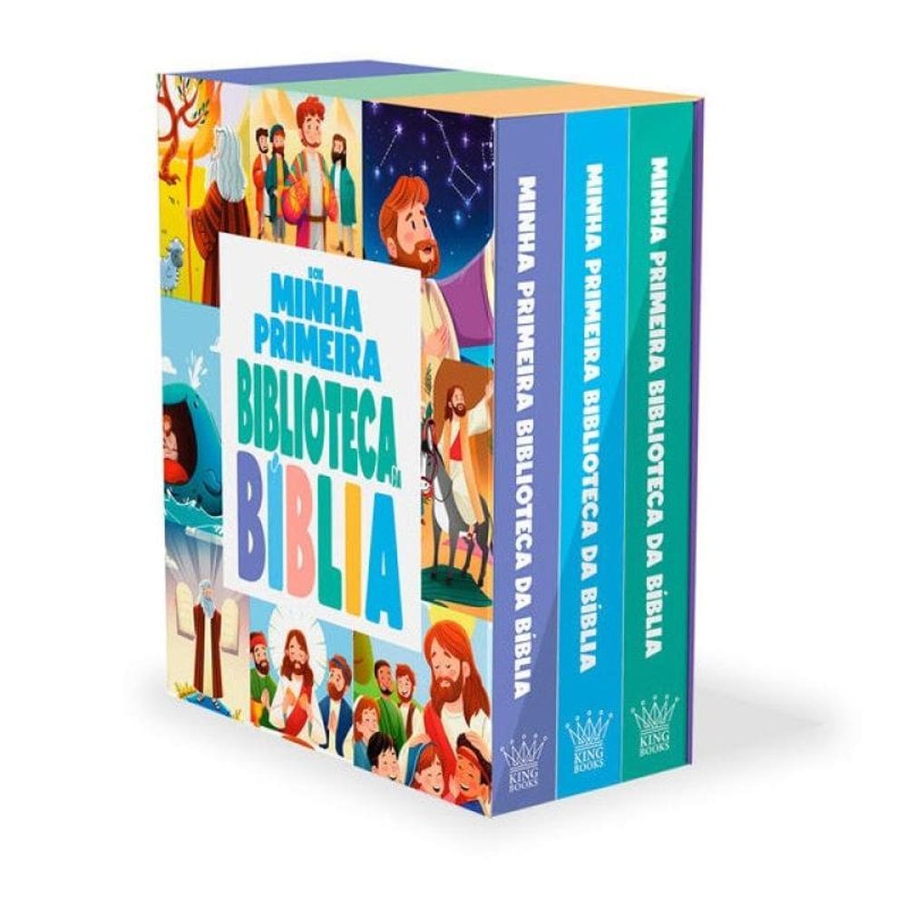 Minha Primeira Biblioteca Da Bíblia - Box Com 3 Livrinhos