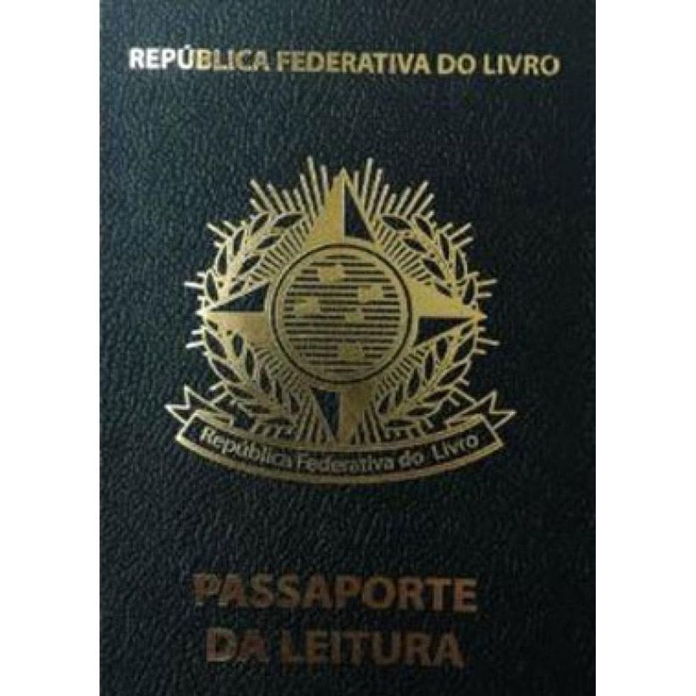 Passaporte Da Leitura - Adulto - Preto