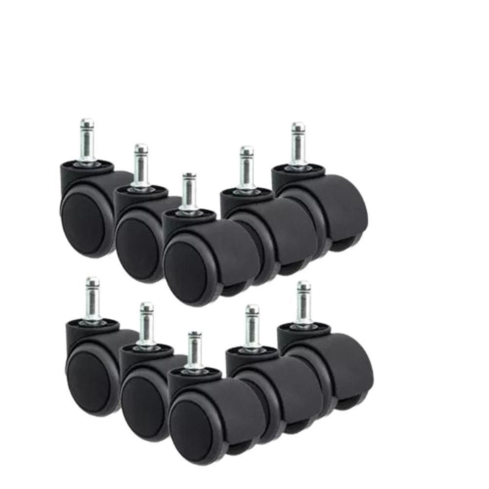 Rodízios Super Reforçados Para Cadeira - Kit Com 10 Peças