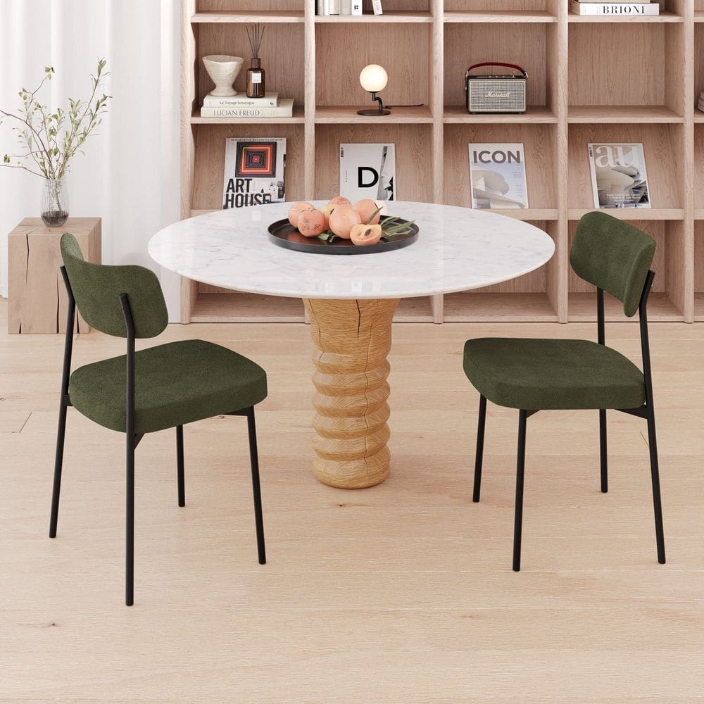 Kit com 6 Cadeiras para Sala de Jantar Mona Yescasa Verde Alga