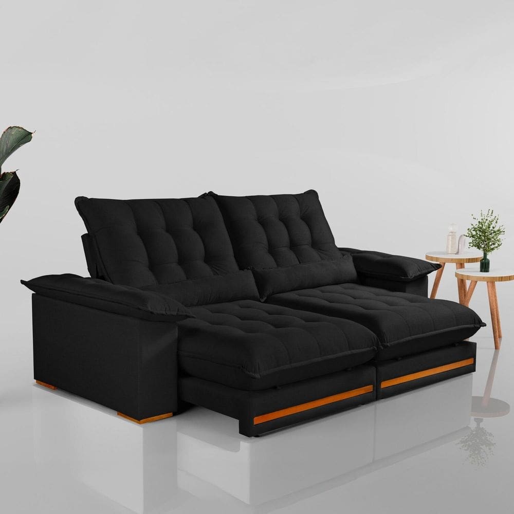 Sofá Retrátil e Reclinável 3 Lugares 250cm Istambu