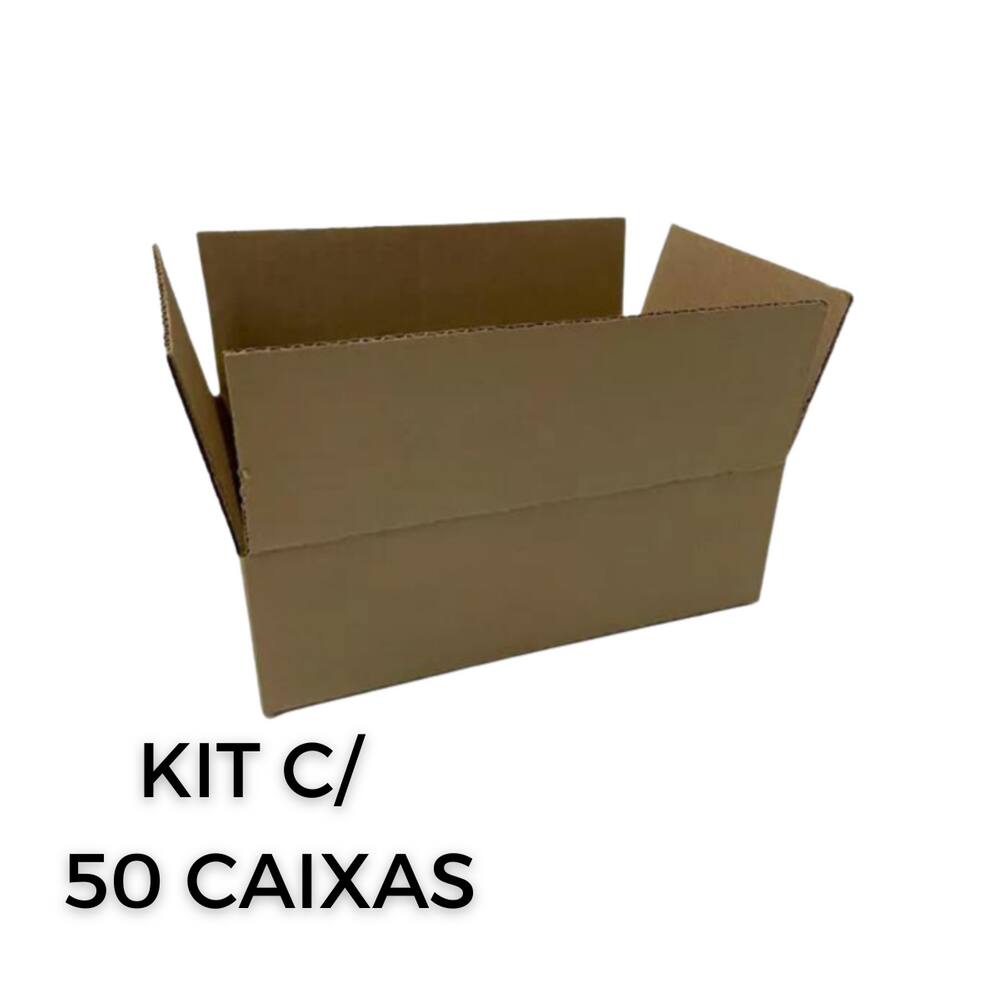 Kit 50 Caixa de Papelão Embalagem 16x11x3 Mini Pac