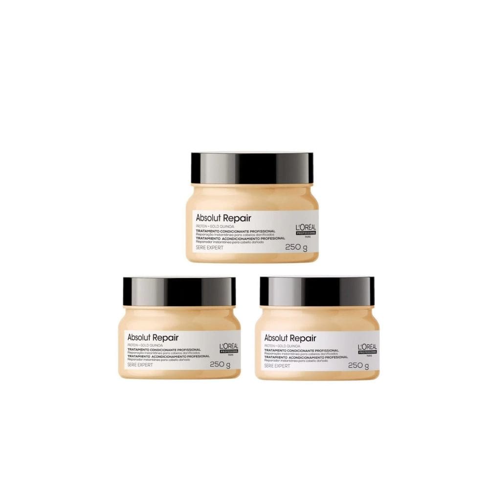 KIt Máscara Absolut Repair 250g | 3 un | L`Oréal