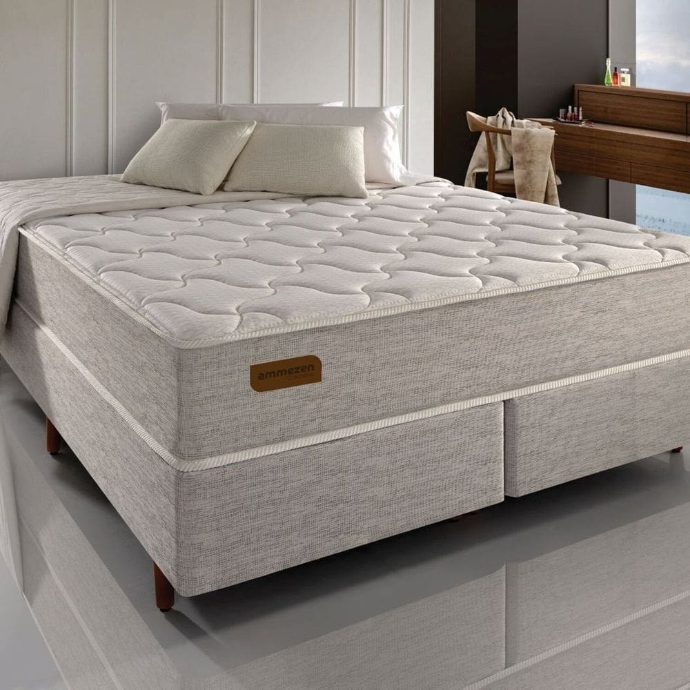 Colchão Casal Firme 138cm X 188cm X 30cm Bege