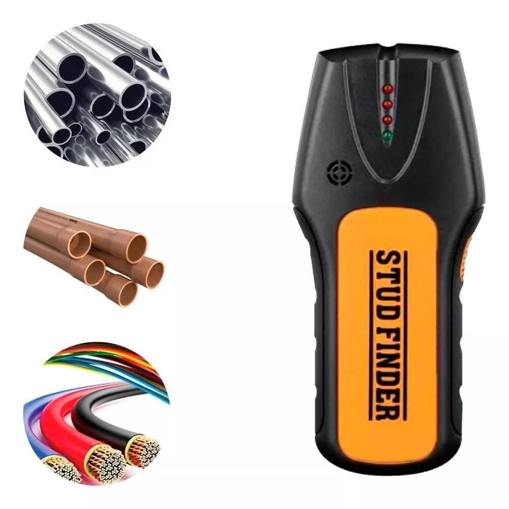 Scanner Detector Parede Obstaculos Fios Vigas Canos Metais Madeira Sensor Eletronico Alarme Visual Sonoro