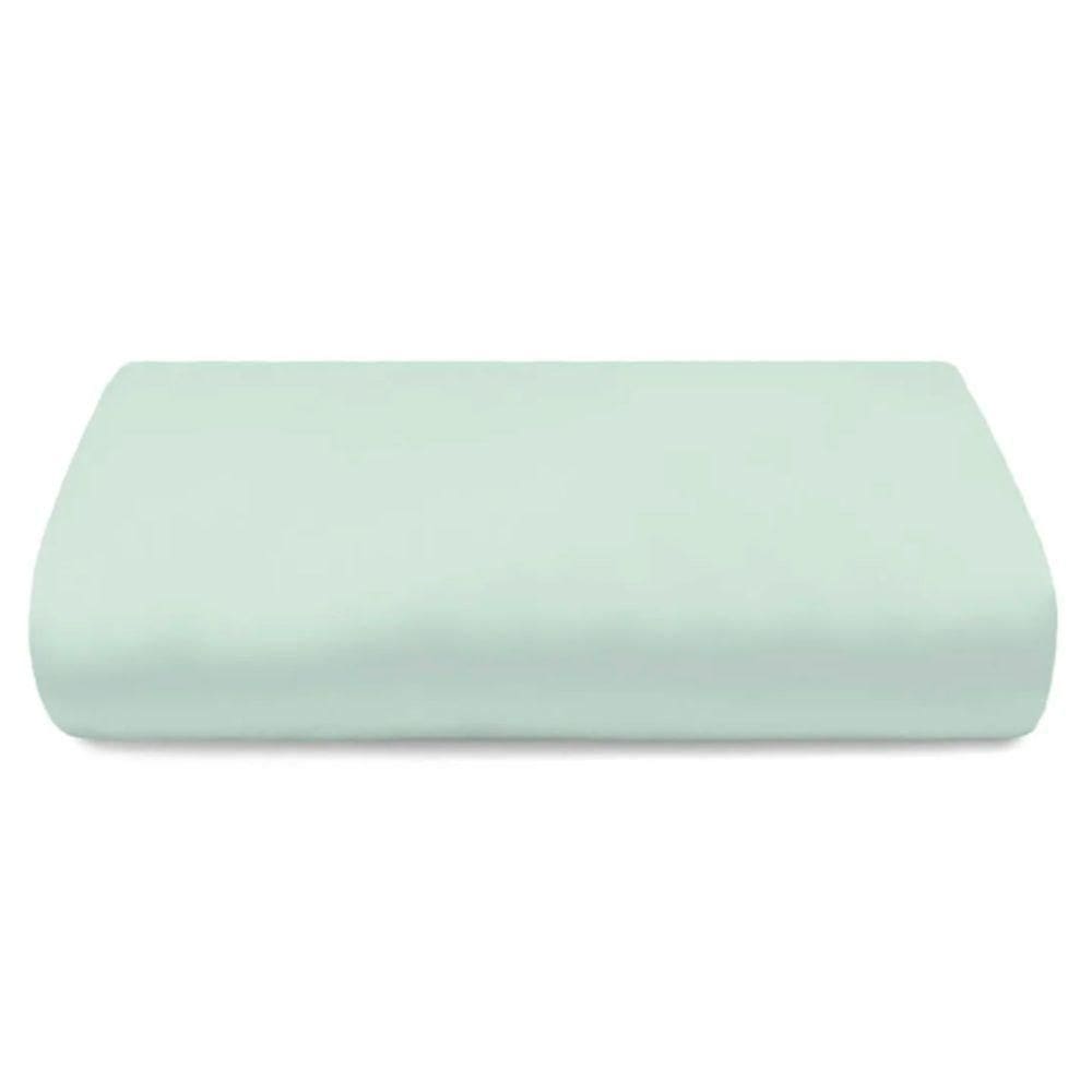 Lençol Avulso Buettner Casal Percal 150 Fios Casual Color Com Elástico Verde Lunar