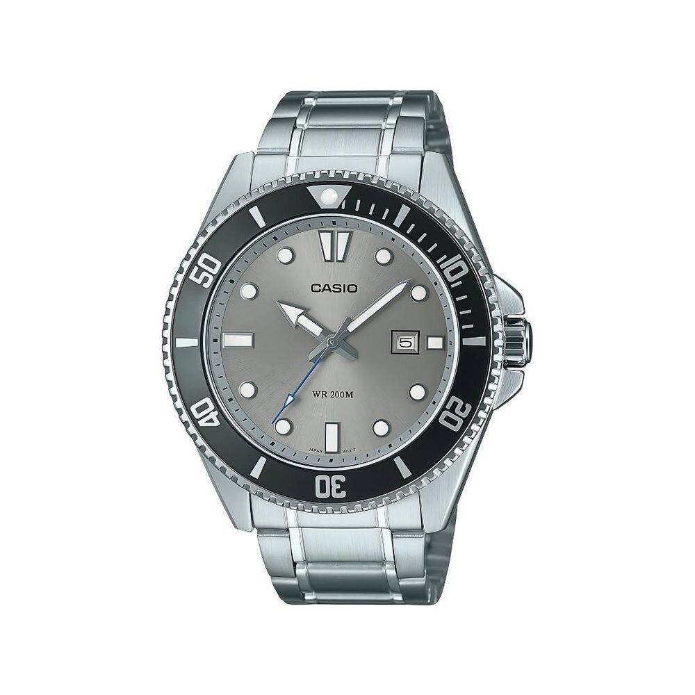 Relógio Casio Masculino Analógico Prateado Mdv-107D-8Avdf-Sc