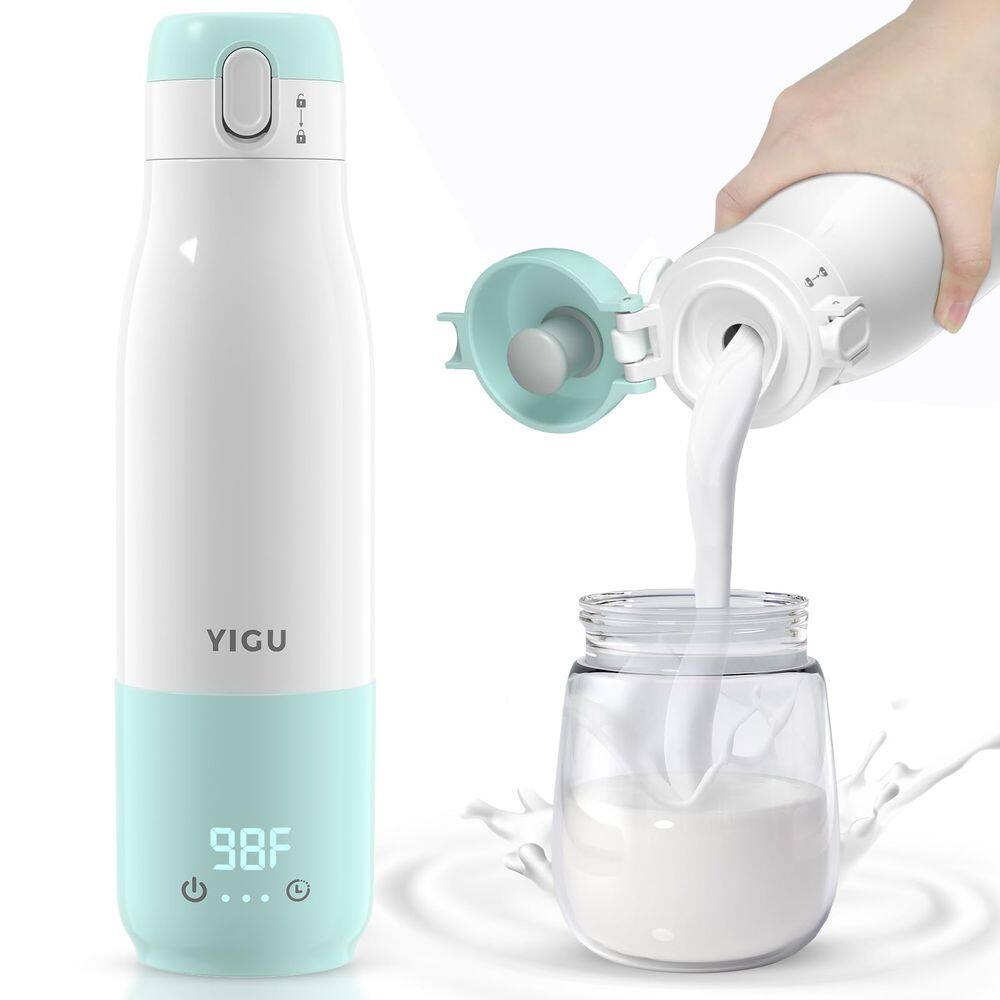 Aquecedor de mamadeiras portátil YIGU 350mL de grande capacidade 55W de potência