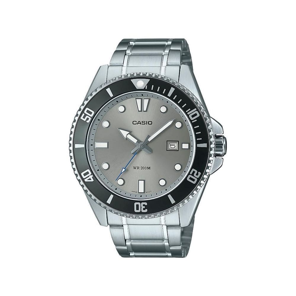 Relógio Casio Masculino Analógico Prateado Mdv-107D-8Avdf-Sc